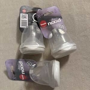 boob Joovy Naturally Nood Stage 4 6M+ Nipples X-Cut Extra Fast Flow Set of 3 New